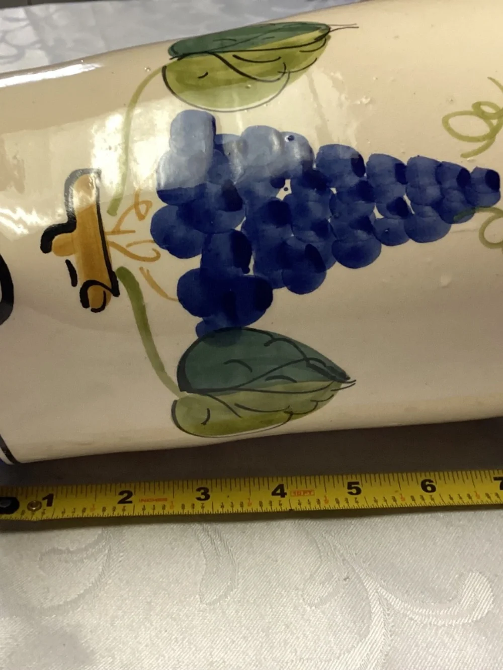 Grapes motif made I. Italy pitcher just beautiful